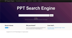 Desktop Screenshot of pptsearchengine.net